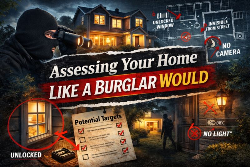 Assessing Your Home Like a Burglar Would
