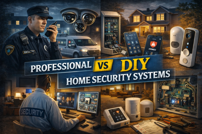 Professional vs DIY Home Security Systems