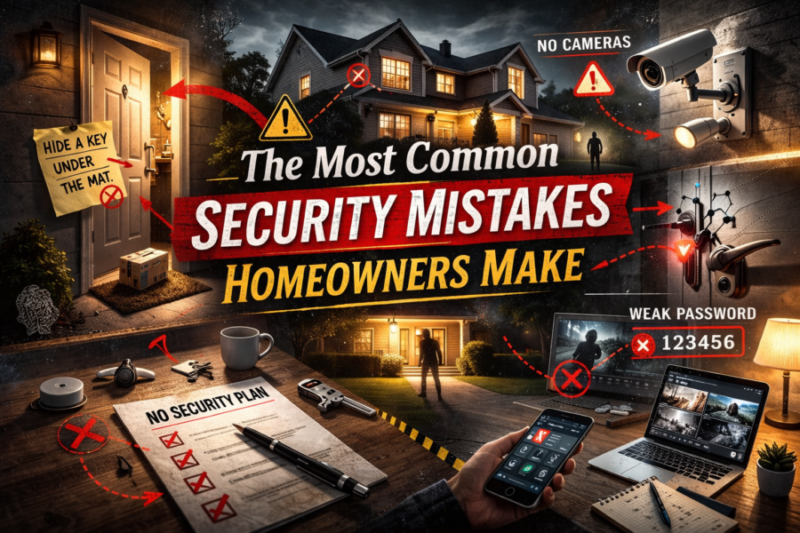 The Most Common Security Mistakes Homeowners Make