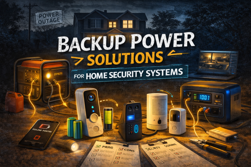 Backup Power Solutions for Home Security Systems