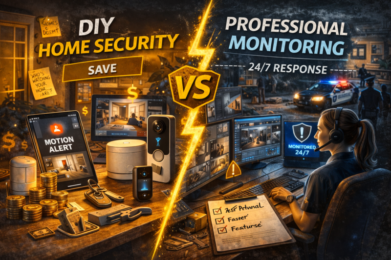 DIY Home Security vs Professional Monitoring