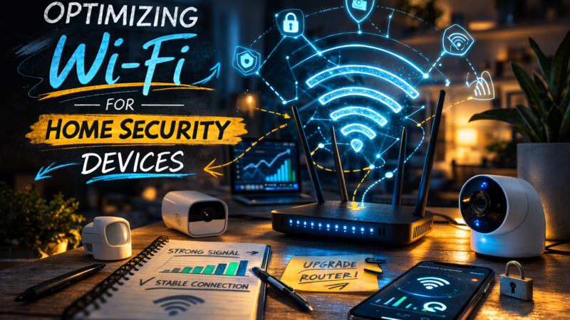 Optimizing Wi-Fi for Home Security Devices