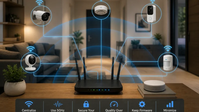 Optimizing Wi-Fi for Home Security Devices