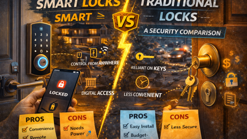 Smart Locks vs Traditional Locks A Security Comparison