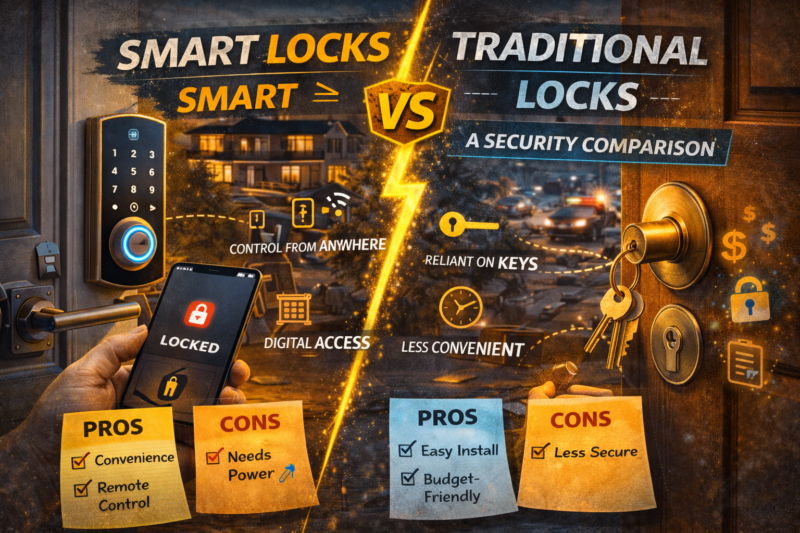 Smart Locks vs Traditional Locks A Security Comparison