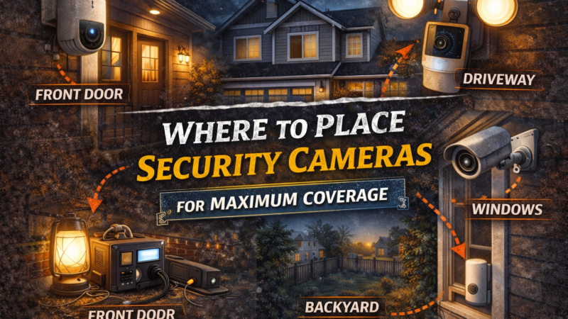 Where to Place Security Cameras for Maximum Coverage