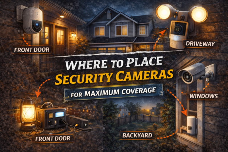 Where to Place Security Cameras for Maximum Coverage