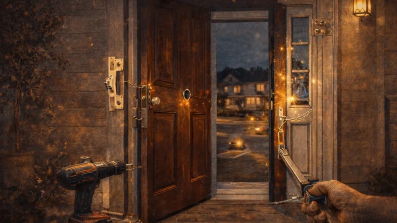 How to Reinforce Your Front Door Without Replacing It