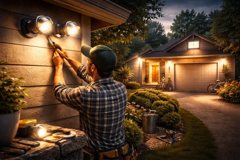 Outdoor Motion Lighting Setup, Placement, and Mistakes to Avoid