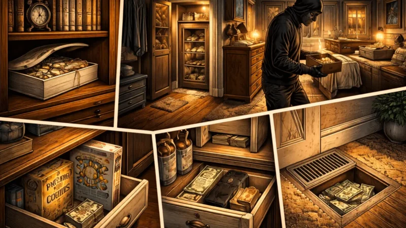 Best Places to Hide Valuables (And Where Thieves Actually Look)