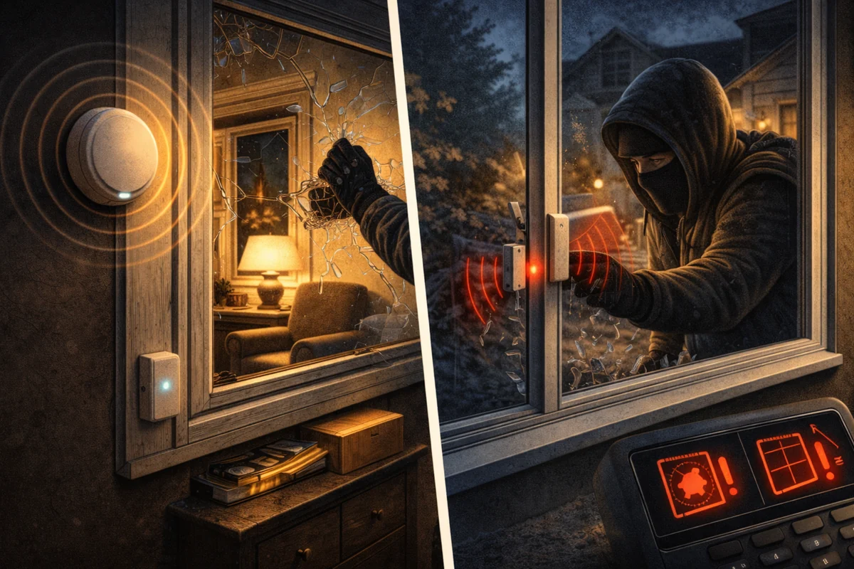 ๐ชBest Sensors for Window Security: Glass Break vs. Contact Sensors