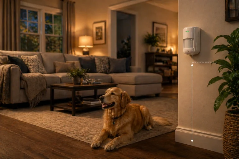 How to Set Up Motion Sensors If You Have Pets
