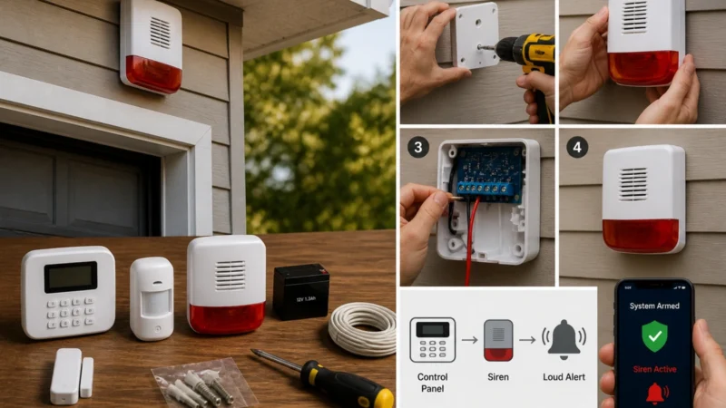 How to Add a Siren to Your DIY Security Setup